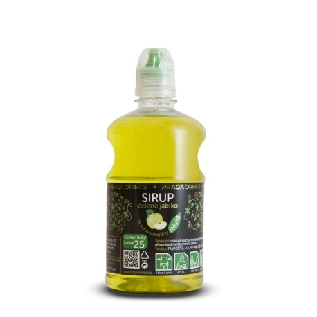 650 g Sirup s příchutí zeleného jablka a stévií