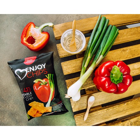 Chips ENJOY - červená paprika a jarní cibulka