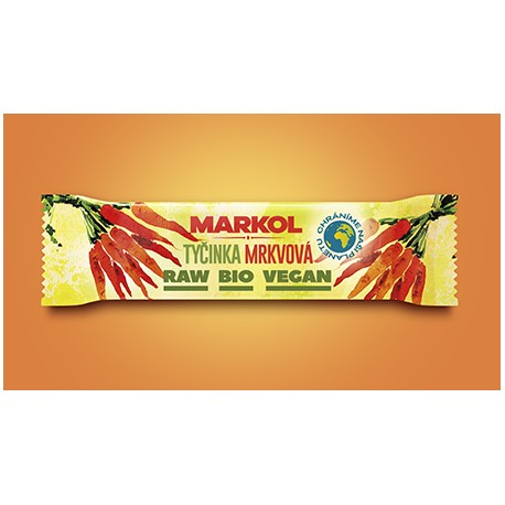 40 g BIO tyčinka mrkvová s vlašskými ořechy