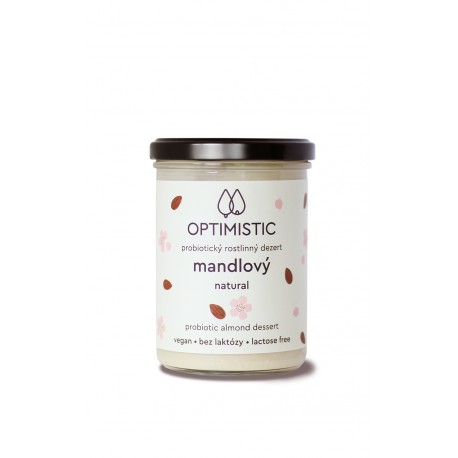 375 g OPTIMISTIC - probiotický mandlový dezert Natural
