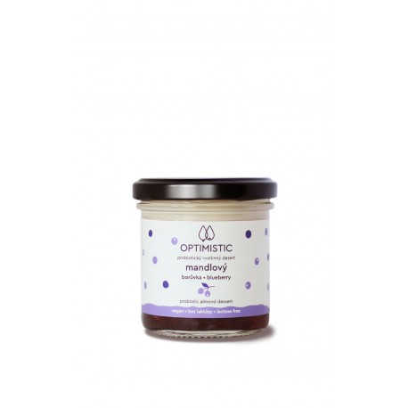 125 g OPTIMISTIC - probiotický mandlový dezert Borůvka