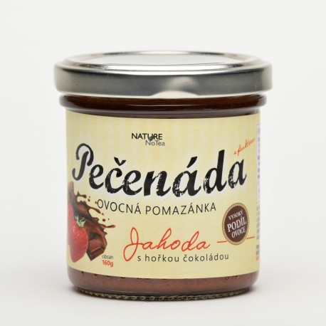 160 g Pečenáda ovocná pomazánka Jahoda s hořkou čokoládou