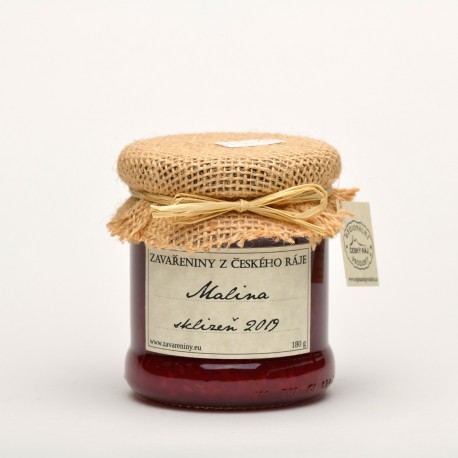 180 g Zavařenina Malina sklizeň 2019