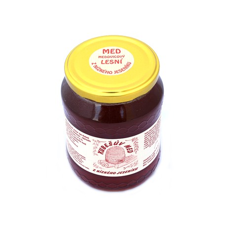 Kubešův med lesní medovicový z rodinné včelařské farmy 480 g