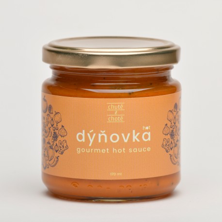Dýňovka Hot sauce gourmet  firmy Chutě z Chotě 170 ml