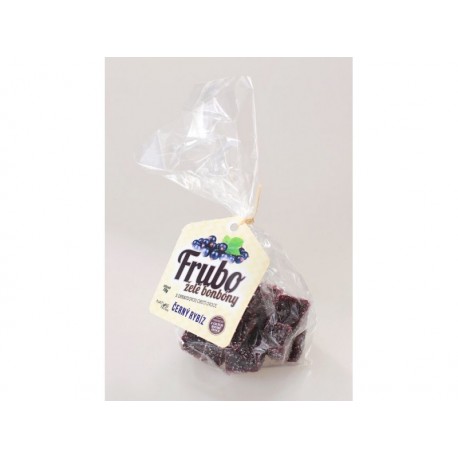 FRUBO   želé černý rybíz bonbony s opravdovou chutí ovoce 70 g